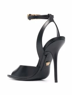 Versace Sandales Safety Pin en cuir Prix Aimable femme 8 Versace sandales Safety Pin en cuir