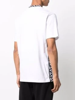 Prix Cassé Versace T shirt à détails imprimés La Greca t-shirts homme 10 Versace t-shirt à détails imprimés La Greca