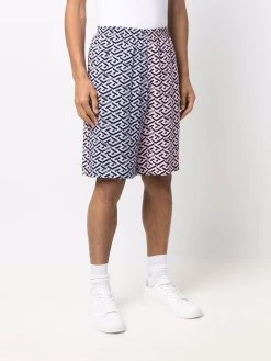 Versace bermuda à imprimé Greca