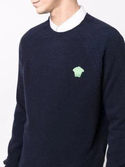 Versace pull à broderies Medusa Head