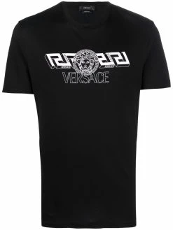 Versace t-shirt à logo imprimé