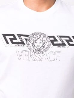 Versace t-shirt à logo imprimé