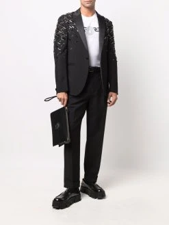 Versace t-shirt à logo imprimé