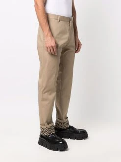 Versace pantalon chino à coupe droite