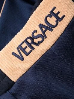 Versace pantalon de jogging à rayures latérales