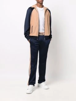 Versace pantalon de jogging à rayures latérales