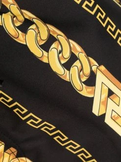 Versace short de bain à imprimé Greca