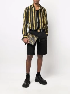Versace short chino à imprimé La Greca