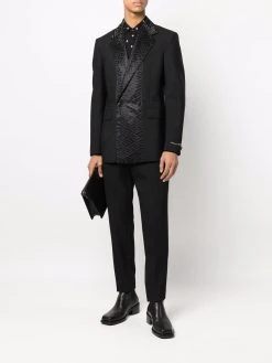 Versace blazer La Greca à boutonnière croisée