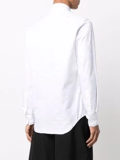 Versace chemise en coton à logo imprimé