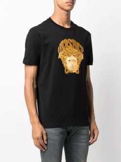 Versace t-shirt à motif Medusa brodé