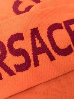 Versace chaussettes à logo contrastant