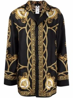 Versace haut de pyjama à imprimé baroque