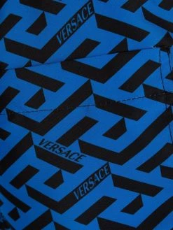 Versace short de bain à imprimé géométrique