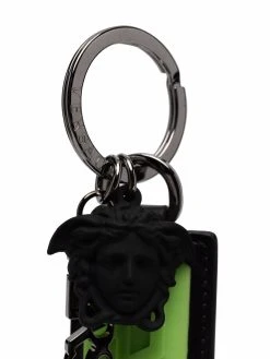 Versace porte-clés à plaque logo