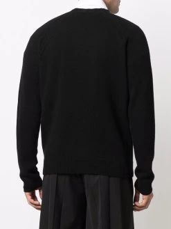 Versace pull à patch logo