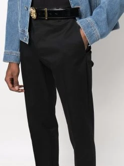 Versace pantalon chino à imprimé La Greca