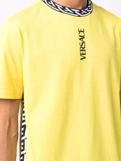 Prix Cassé Versace T shirt à détails imprimés La Greca t-shirts homme 11 Versace t-shirt à détails imprimés La Greca