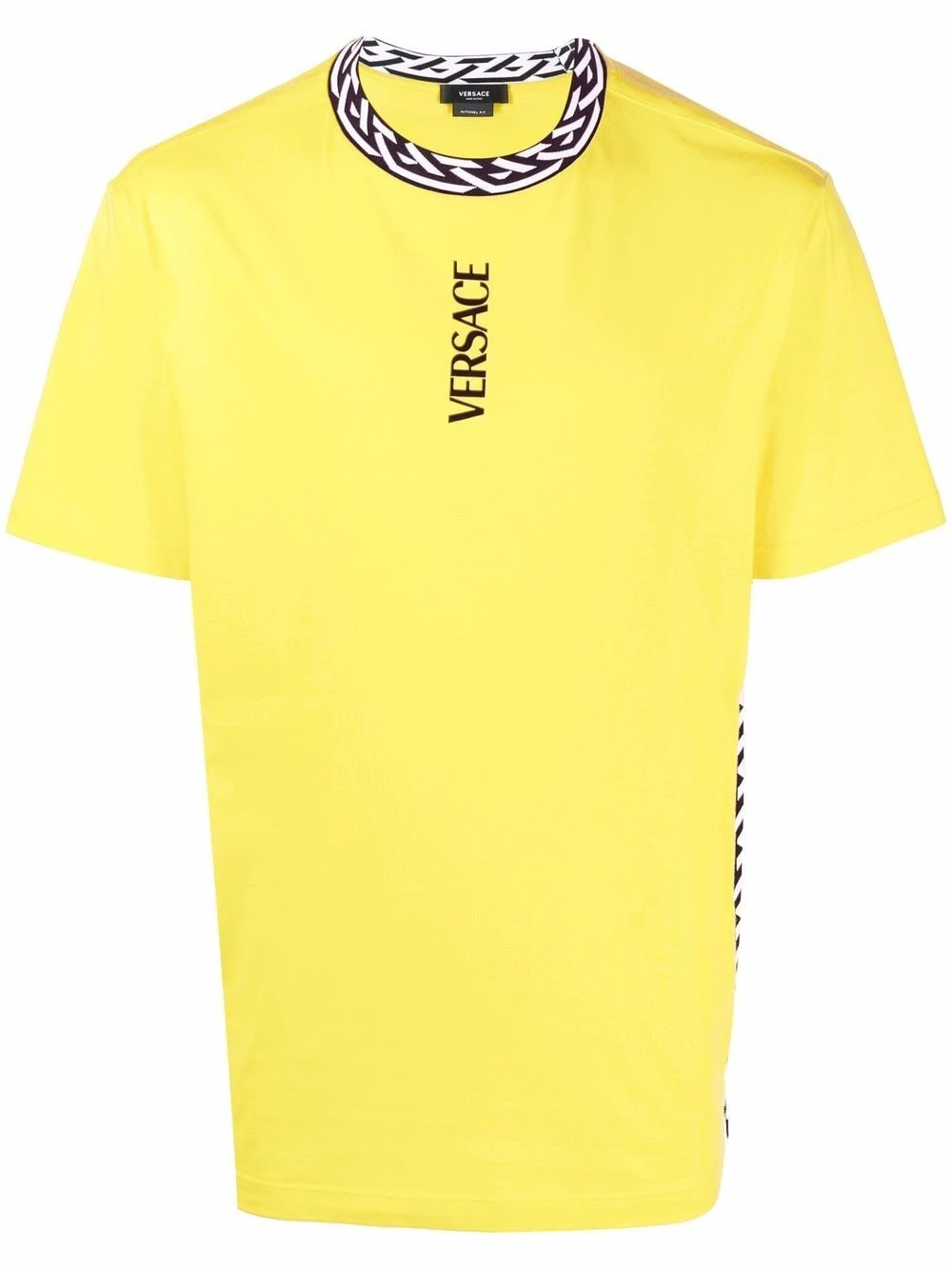 Prix Cassé Versace T shirt à détails imprimés La Greca t-shirts homme 3 Versace t-shirt à détails imprimés La Greca