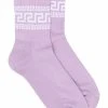 Versace chaussettes Greca nervurées