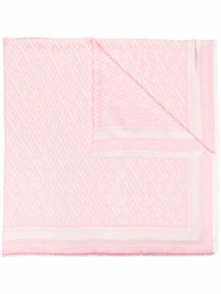 Versace écharpe imprimée Greca à bords francs