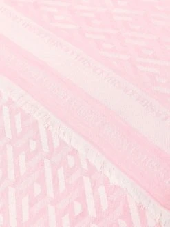 Versace écharpe imprimée Greca à bords francs