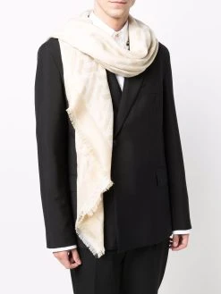 Versace écharpe à motif monogrammé