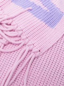 Versace Prix Dynamité écharpe en laine à logo en intarsia Écharpes femme 7 Versace écharpe en laine à logo en intarsia