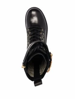 Versace bottines La Greca à motif monogrammé