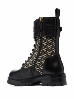 Versace bottines La Greca à motif monogrammé