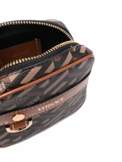 Versace portefeuille à logo imprimé