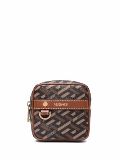 Versace portefeuille à logo imprimé