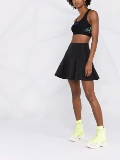 Versace brassière de sport à logo imprimé