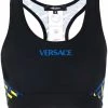 Versace brassière de sport à logo imprimé