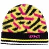 Versace bonnet colour block en laine