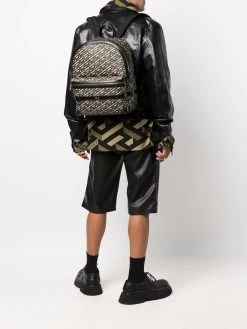 Versace sac à dos à imprimé monogrammé