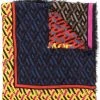 Versace écharpe à imprimé monogrammé