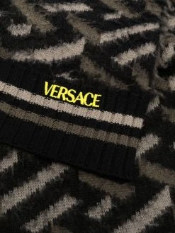 Versace écharpe à motif géométrique