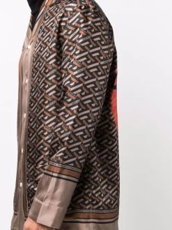 Versace chemise La Greca en soie