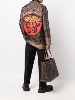 Versace chemise La Greca en soie