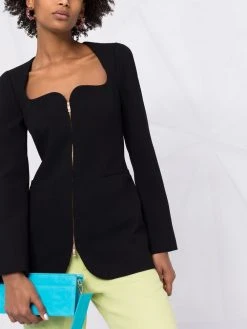 Versace veste Renaissance à fermeture zippée