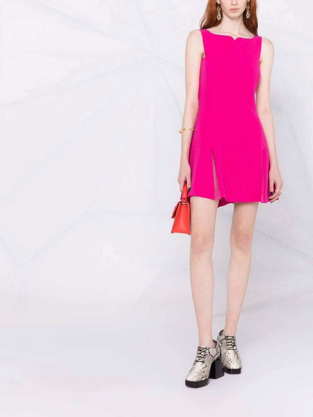 Versace Robe sans manches à encolure carrée Prix Aimable robes de jour femme 4 Versace robe sans manches à encolure carrée