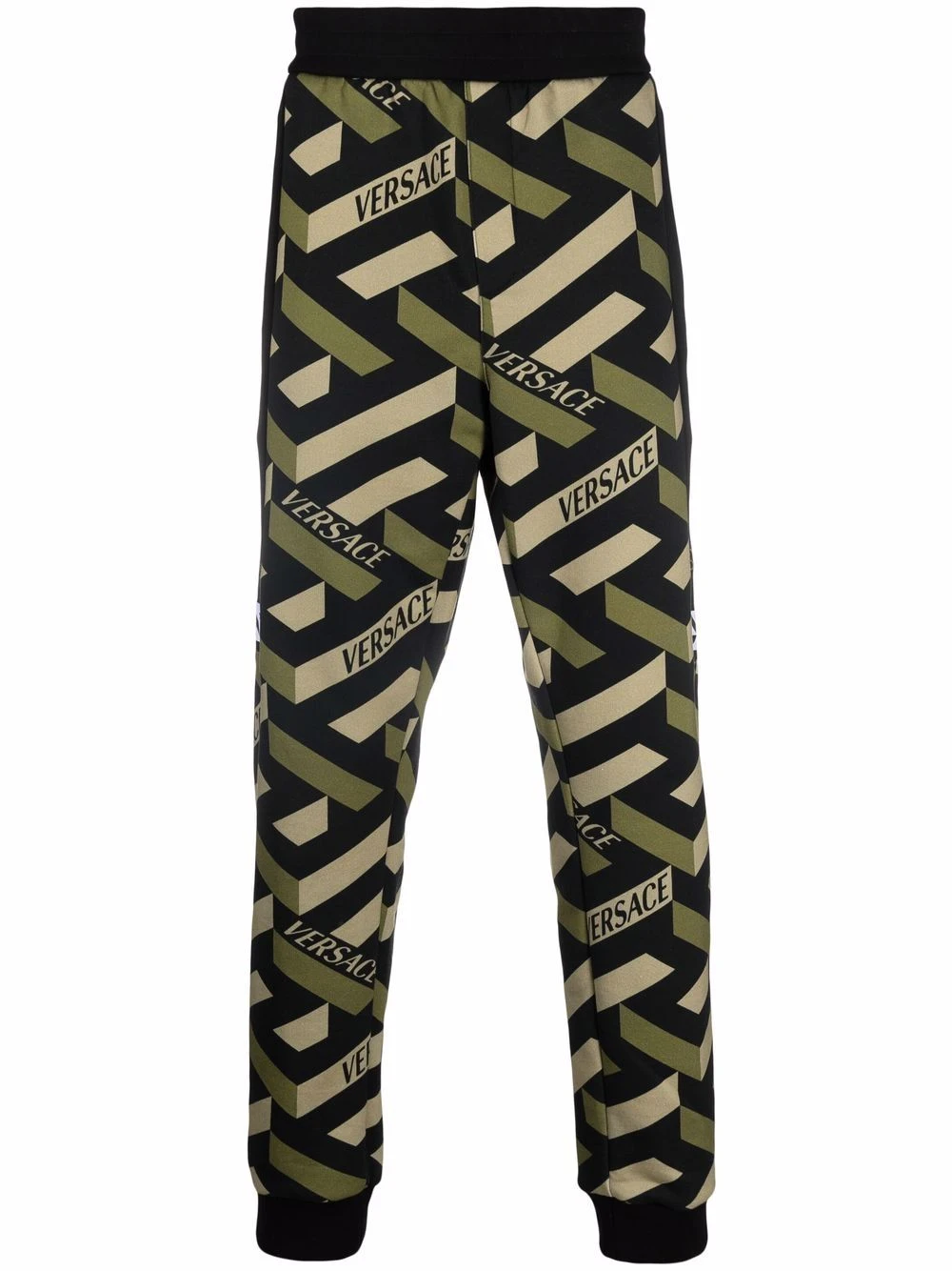 Versace Prix Préférentiel Pantalon Greca à logo imprimé pantalons cigarette homme 3 Versace pantalon Greca à logo imprimé