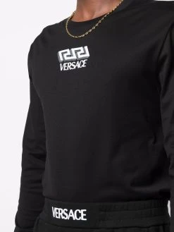 Versace t-shirt à logo imprimé