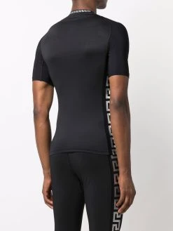 Versace t-shirt à détail Greca