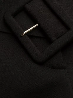 Versace pantalon ceinturé à fentes sur le devant