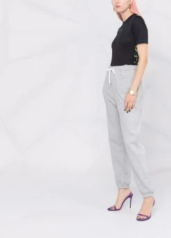 Versace t-shirt à coutures contrastantes