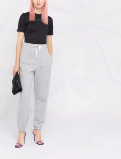 Versace t-shirt à coutures contrastantes