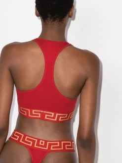 Versace brassière à bande Greca