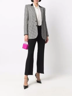 Versace pantalon court à plis marqués